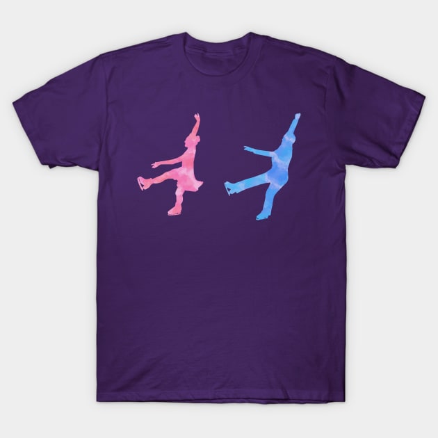 Figure skating (twizzles) T-Shirt by Becky-Marie